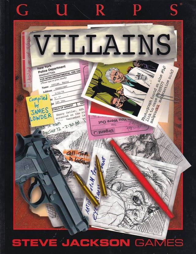 GURPS 3rd - Villains (B Grade) (Genbrug)